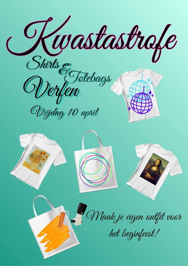 Poster Lustrum - Kwastastrofe