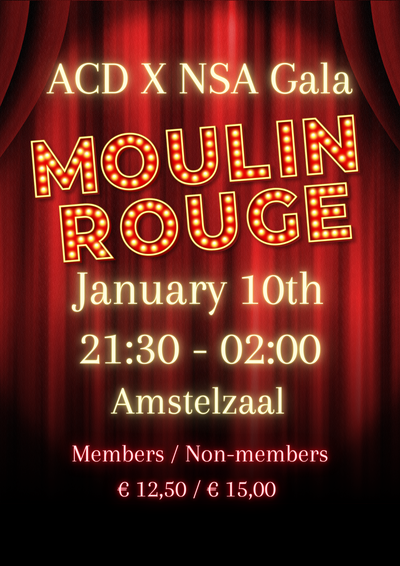 Poster Gala NSA x ACD 2025