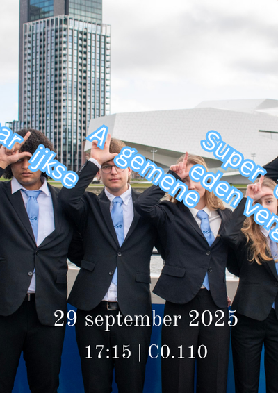 Poster Halfjaarlijkse ALV