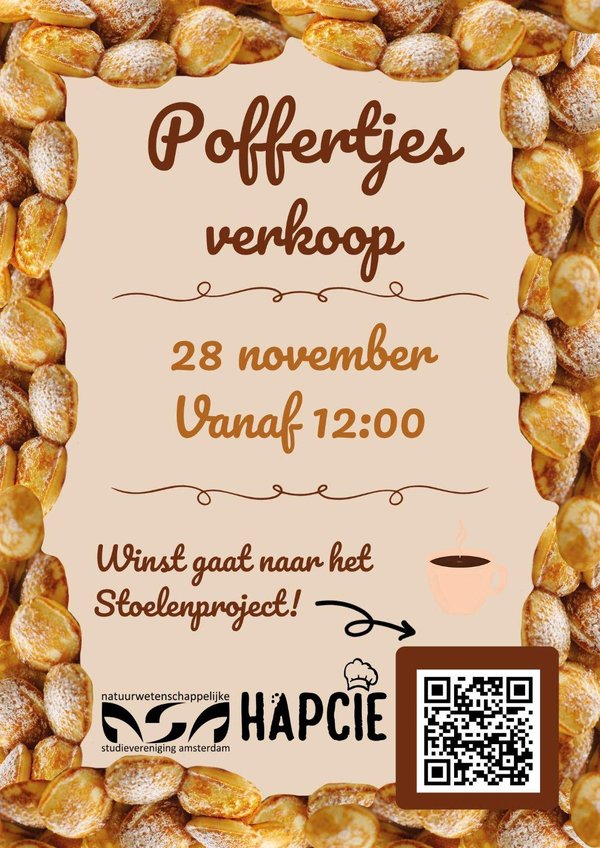 Poster Poffertjes voor het goede doel
