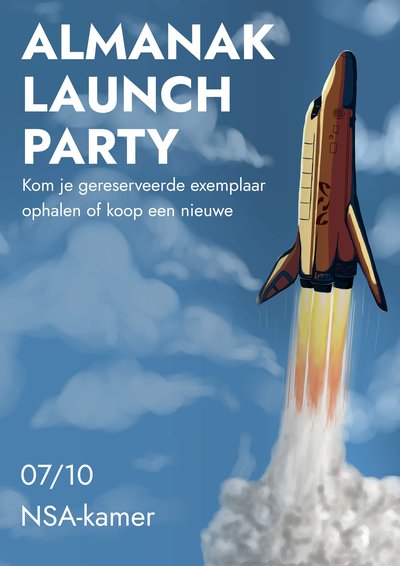Poster Almanak launchparty