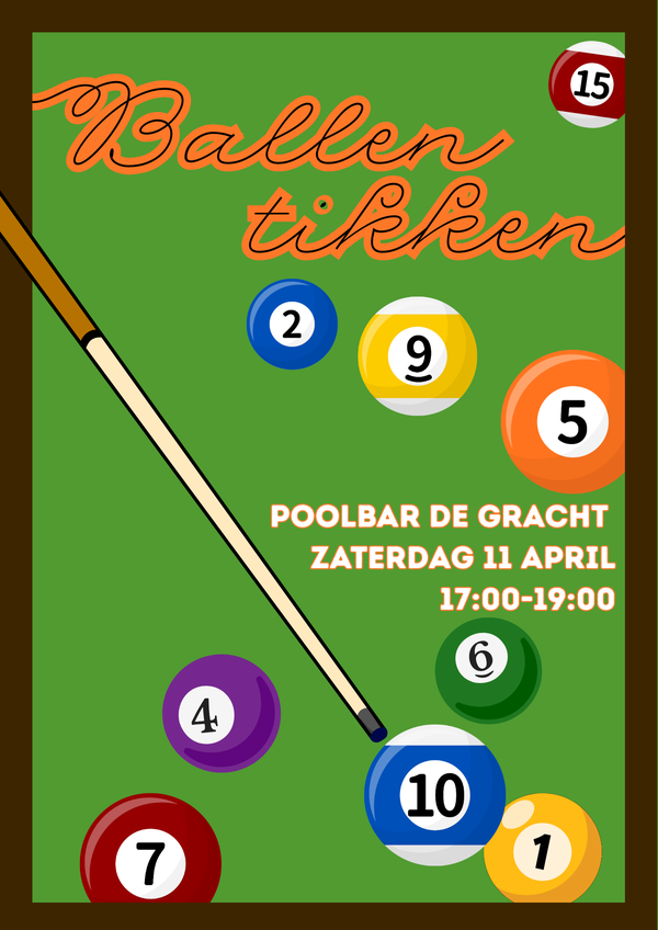 Poster Lustrum - Ballen tikken