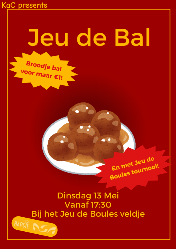 Jeu de bal Kac poster