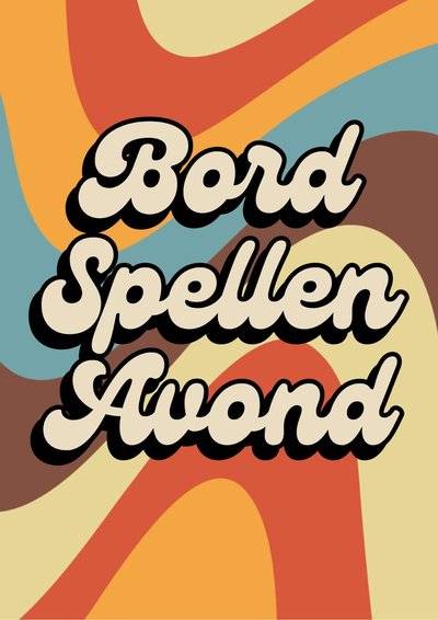 Poster 9e Bordspellenavond
