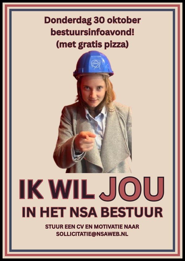 Poster Bestuursinfoavond