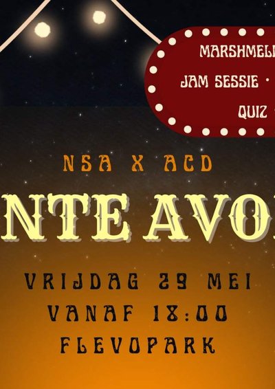 Poster NSAxACD Bonte avond