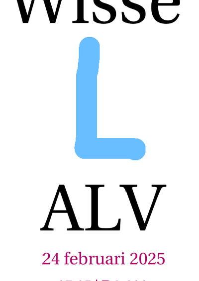 Veel mooiere poster voor wisseL alv