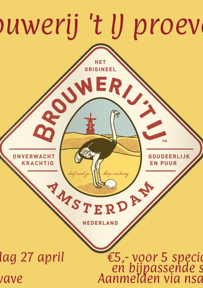 Poster Brouwerij t'IJ drink