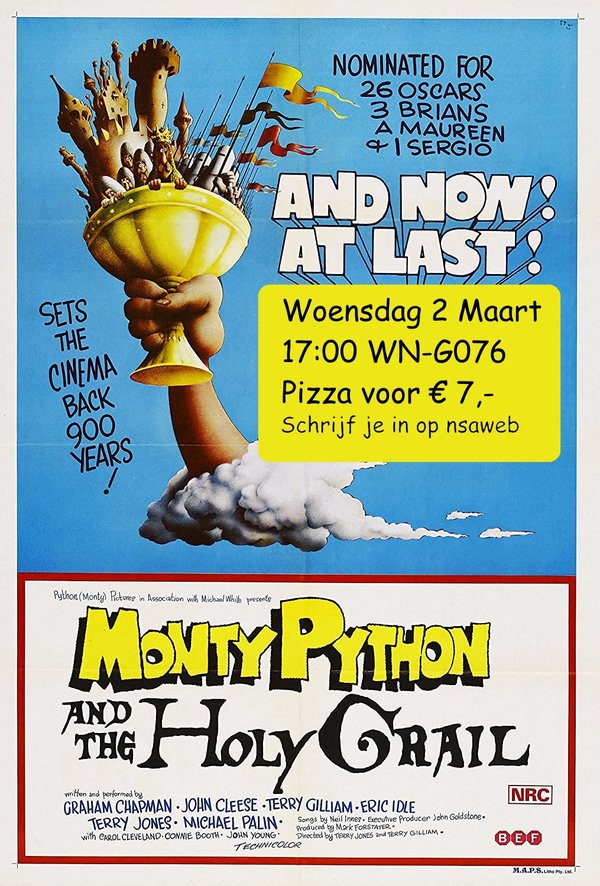 Poster VU filmavond