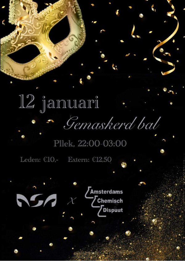 Poster Gala 2024: Gemaskerd Bal - niet-leden