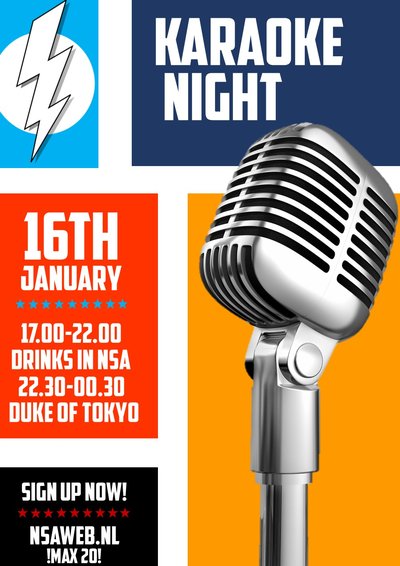 Poster Karaoke Night
