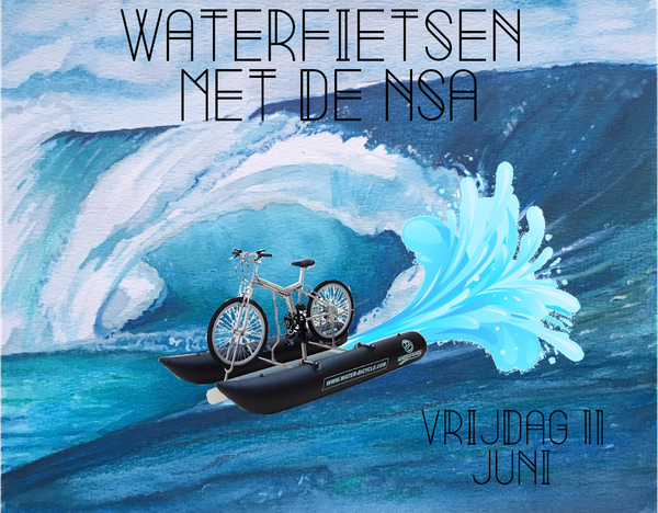 Poster Waterfietsen 2