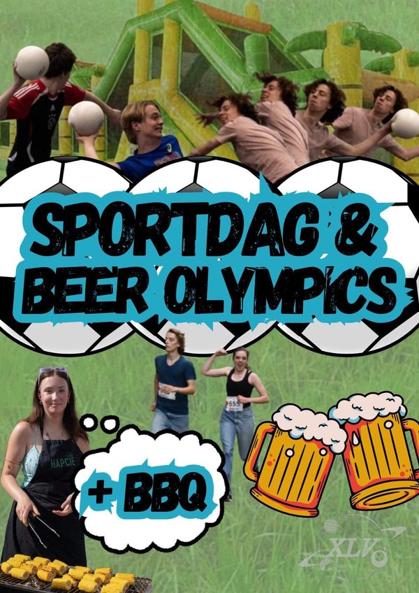 Poster Lustrum - Sportdag en Beer Olympics