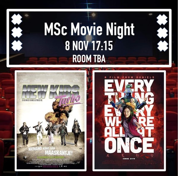 Poster Master Movie & Pizza night