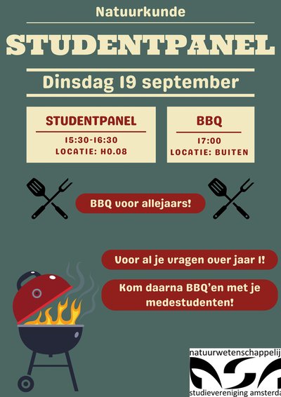 Poster Natuurkunde Panel + BBQ