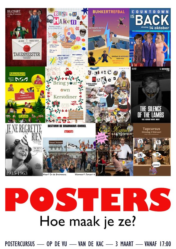 Poster Poster cursus