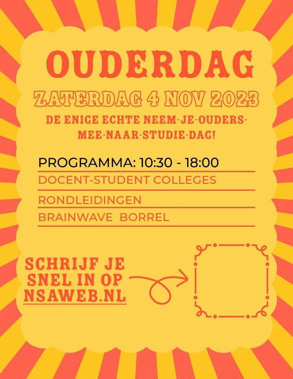 poster ouderdag